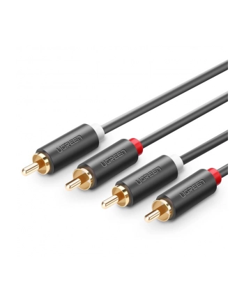 Ugreen AV104 2x RCA (Cinch) do 2x RCA (Cinch) 1m czarny nr 2