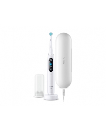 Oral-B iO 9 biały Rodzaj: magnetyczne | Oscylacyjno-czerwonyacyjne:| Zasilanie: akumulatorowe | Akcesoria: nr 1