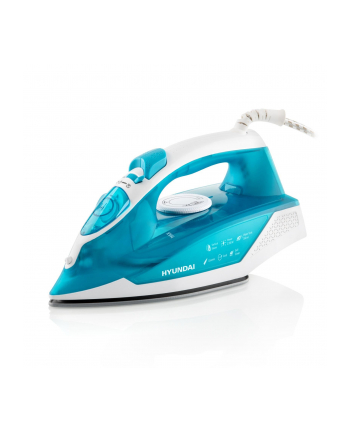 Hyundai SI332 turkusowy Moc [W]: 2200 | Rodzaj stopy: ceramiczna | Wytwarzanie pary [g/min]: 35 | Uderzanie pary [g/min]: 120