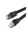 Ugreen NW134 Płaski z metalowymi wtyczkami, Ethernet RJ45, Cat.8, U/FTP, 3m czarny - nr 1