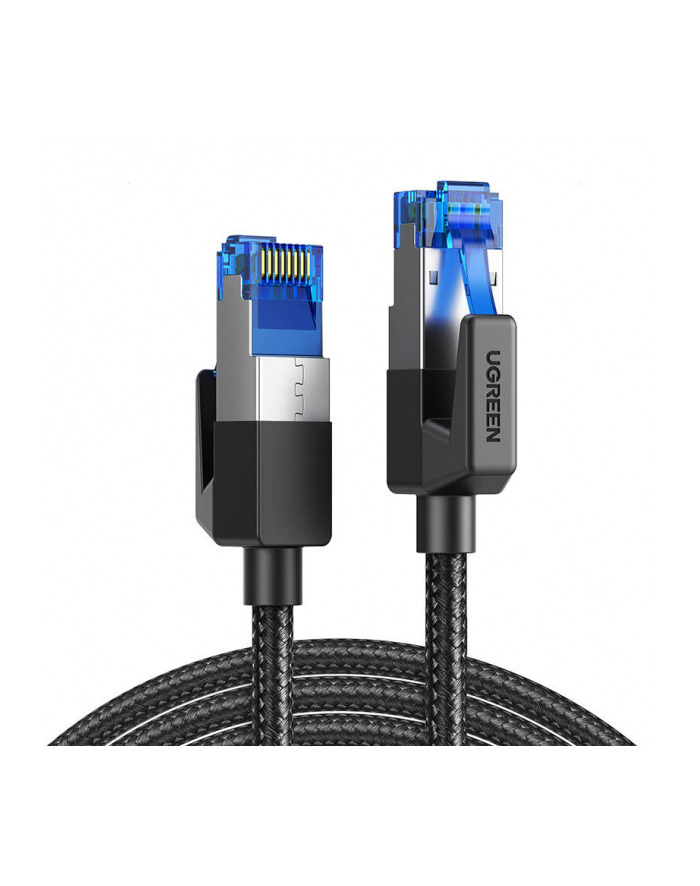 Ugreen NW153 w oplocie, Ethernet RJ45, Cat.8, F/FTP, 1.5m czarny główny