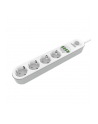 Listwa zasilająca z 4 gniazdami AC, 4x USB, LDNIO SE4432, 2m (biała) - nr 1