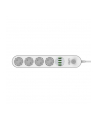 Listwa zasilająca z 4 gniazdami AC, 4x USB, LDNIO SE4432, 2m (biała) - nr 2