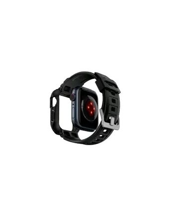 SPIGEN RUGGED ARMOR ”PRO” APPLE WATCH 4 / 5 / 6 / 7 / 8 / SE (40 / 41 MM) BLACK nr 1