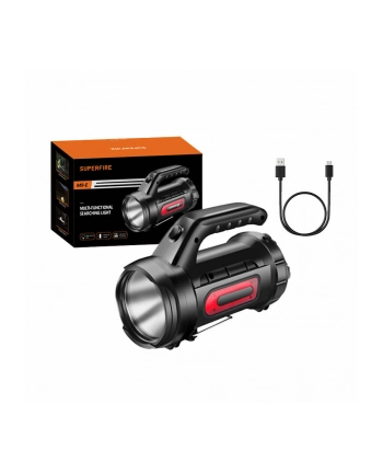 Latarka szperacz Superfire M9-E, 900lm, USB