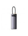 Baseus Metal Gleam Series Hub 7w1, USB-C do 3x USB 3.0 + HDMI + USB-C PD + VGA + Ethernet RJ45 - nr 1