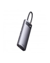 Baseus Metal Gleam Series Hub 7w1, USB-C do 3x USB 3.0 + HDMI + USB-C PD + VGA + Ethernet RJ45 - nr 3