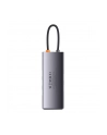 Baseus Metal Gleam Series Hub 7w1, USB-C do 3x USB 3.0 + HDMI + USB-C PD + VGA + Ethernet RJ45 - nr 5