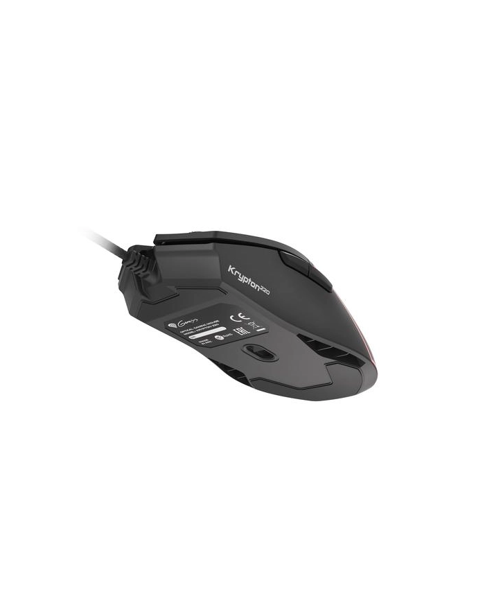 Genesis Krypton 220 RGB mysz przewodowa | optyczna | 6400 dpi | 6 przycisków | podświetlenie RGB z efektem PRISMO główny