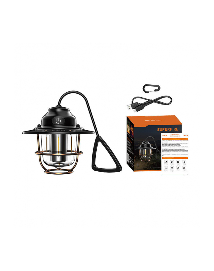 Lampa kempingowa Superfire T57 główny