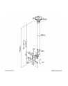 Neomounts by Newstar FPMA-C100WHITE uchwyt sufitowy do LCD | wysokość: 79-129 cm | rozdzielczość: 10 - 30'' | VESA max: 200x200 - nr 3