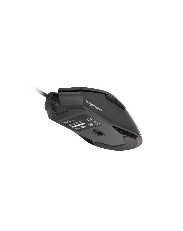 Genesis Krypton 220 RGB mysz przewodowa | optyczna | 6400 dpi | 6 przycisków | podświetlenie RGB z efektem PRISMO główny