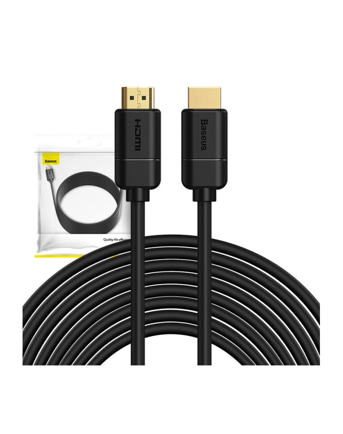 Baseus High Definition HDMI 2.0, 4K 30Hz, 3D, HDR, 18Gbps, 8m (czarny) główny