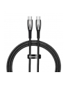 Kabel USB-C do USB-C Baseus Glimmer, 100W, 1m (czarny) - nr 2