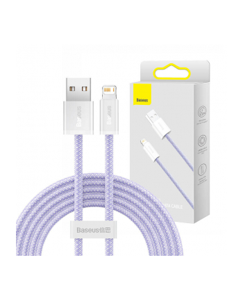 Baseus Dynamic 2 USB do Lightning, 2.4A, 2m (fioletowy)