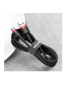 Baseus Cafule USB do microUSB 2A 3m (czarno-czerwony) - nr 2