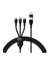 Baseus Flash Series 2 USB 3w1, USB-C + micro USB + Lightning, 100W, 1.2m (czarny) - nr 2