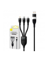 Baseus Flash Series 2 USB 3w1, USB-C + micro USB + Lightning, 100W, 1.2m (czarny) - nr 6