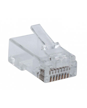 Intellinet 791090 Wtyk RJ45 Cat6 UTP 100 szt Intellinet 791090 Wtyk RJ45 Cat6 UTP, przelotowy, na drut i linkę, 100 szt nr 1
