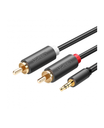 Ugreen AV102 Kabel 2x RCA (Cinch) jack 3.5 mm 3m czarny