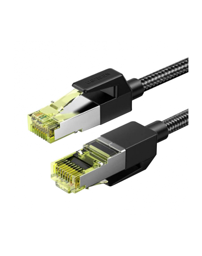 UGREEN NW150 w oplocie, Ethernet RJ45, Cat.7, F/FTP, 0.5m (czarny) główny