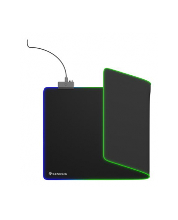 Genesis Boron 500 XXL RGB do sensorów optycznych i laserowych | 800x400mm | czarna | podświetlenie RGB
