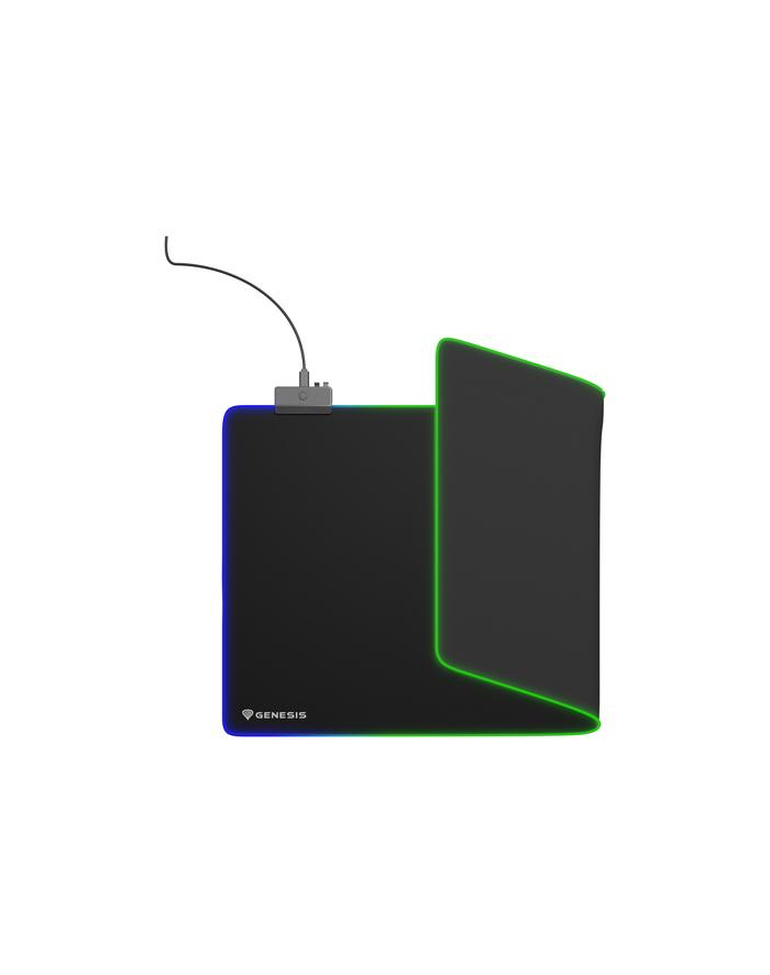 Genesis Boron 500 XXL RGB do sensorów optycznych i laserowych | 800x400mm | czarna | podświetlenie RGB główny