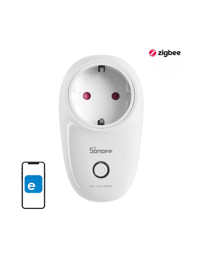 Sonoff S26 R2 Zigbee Typ F Inteligentne gniazdko WiFi Sonoff S26 (wersja europejska) typ F główny