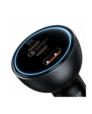 Baseus Qualcomm, USB, 2x USB-C, 160W (szara) ładowarka samochodowa nr 2