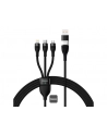 Baseus Flash Series 2 USB 3w1, USB-C + micro USB + Lightning, 100W, 1.2m (czarny) - nr 8
