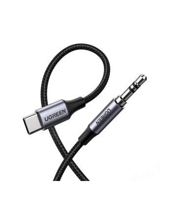 UGREEN miniJack 3.5mm AUX - USB-C 1m szary nr 1