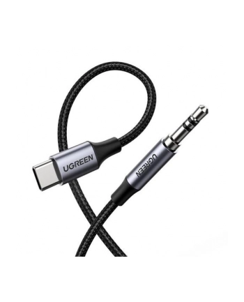 UGREEN miniJack 3.5mm AUX - USB-C 1m szary nr 2