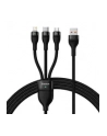 Baseus 3w1 Flash II, USB-C + micro USB + Lightning, 66W, 1.2m (czarny) - nr 7