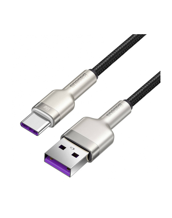 Baseus Cafule USB do USB-C, 66W, 0.25m (czarny) główny