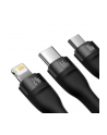 Baseus 3w1 Flash II, USB-C + micro USB + Lightning, 66W, 1.2m (czarny) - nr 4