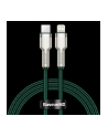 Kabel USB-C do Lightning Baseus Cafule, PD, 20W, 1m (zielony) - nr 1