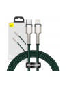 Kabel USB-C do Lightning Baseus Cafule, PD, 20W, 1m (zielony) - nr 8
