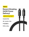 Baseus Tungsten Gold USB-C do USB-C 240W 1m (czarny) - nr 20