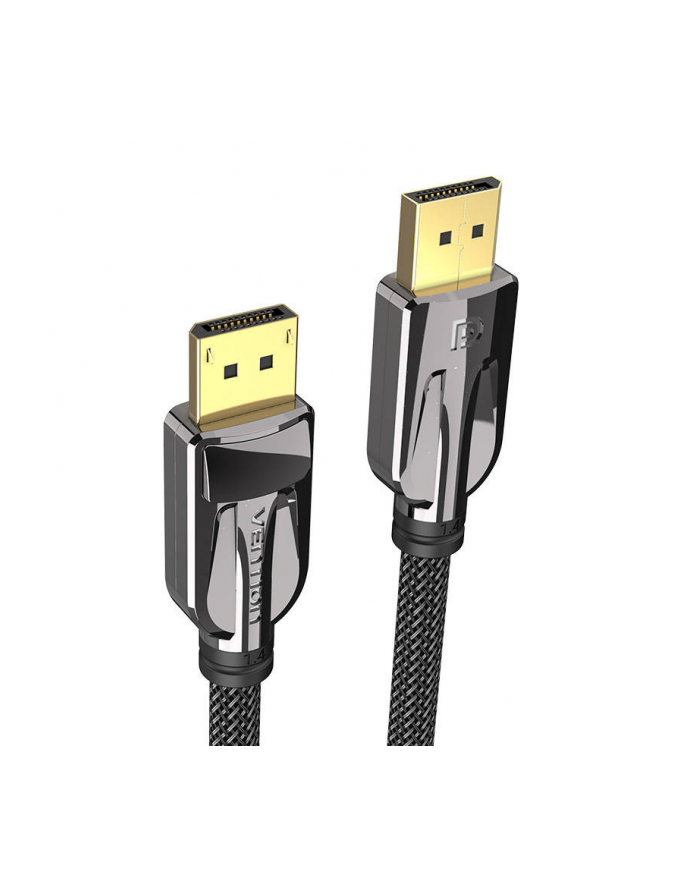 Vention HCABI 2x Display Port męsko-męski, 8K 60Hz, 3m (czarny) główny