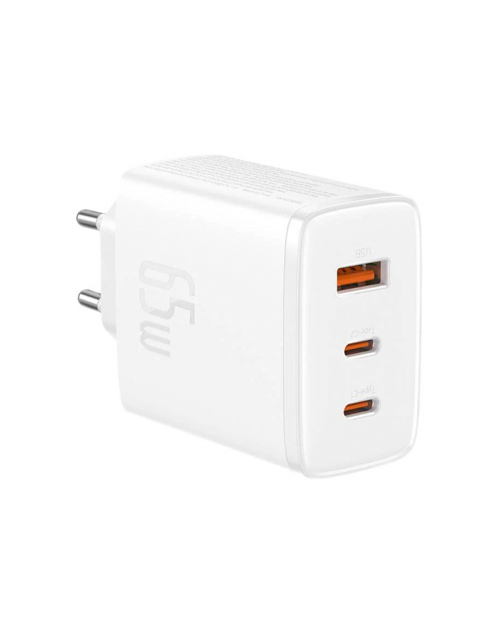 Baseus OS-Cube Pro 2xUSB-C + USB, 65W (biała) główny