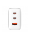 Baseus OS-Cube Pro 2xUSB-C + USB, 65W (biała) - nr 6