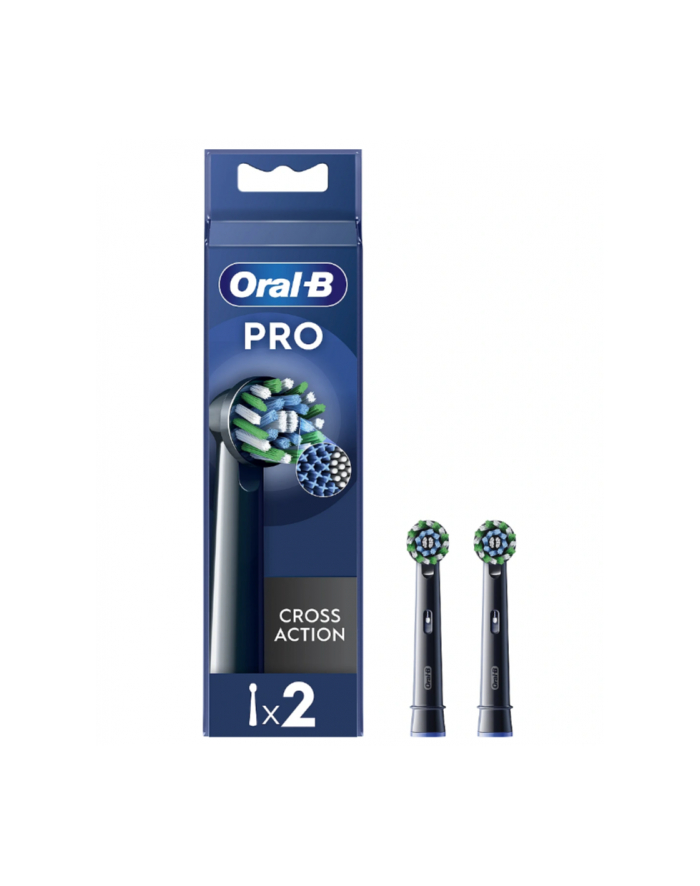 Oral-B EB50BRB CrossAction czarny 2 szt. Ilość: 2 szt. główny
