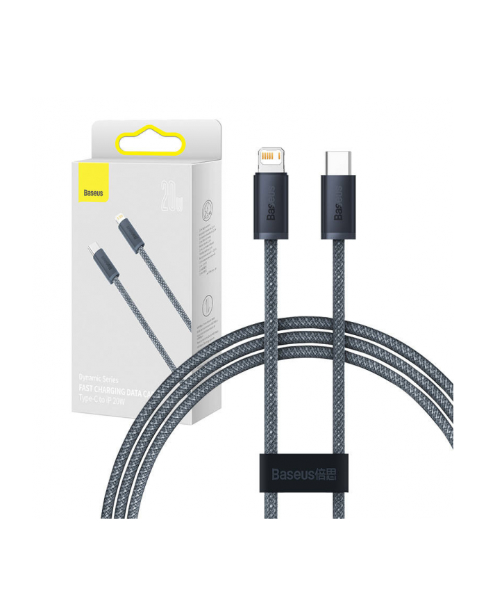 Baseus lightning - USB-C Dynamic Series, 20W, 1m (szary) główny