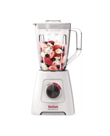 Tefal BL420131 biały Moc [W]: 600 | Rodzaj dzbanka: Szkło | Pojemność [l]: 1,25 | Ilość stopni prędkości: 2 | Kolor: biało-srebrny nr 1