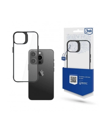 Apple iPhone 15 Pro Max - 3mk Satin Armor Case+ (czarno-przezroczysty) nr 1