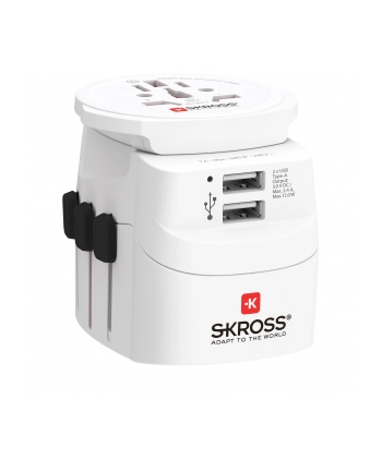 Skross Pro Light USB World (2xA) Adapter Podróżny nr 1