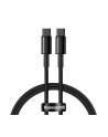 Baseus Tungsten Gold USB-C do USB-C, 100W, 2m (czarny) - nr 1