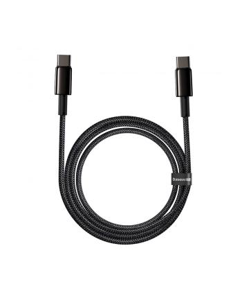 Baseus Tungsten Gold USB-C do USB-C, 100W, 2m (czarny)