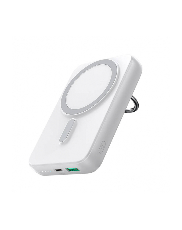 Joyroom JR-W050 10000mAh 20W MagSafe z ringiem i podstawką biały główny