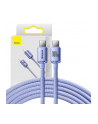 Baseus USB-C - USB-C Crystal Shine, 100W, 1.2m (fioletowy) - nr 1